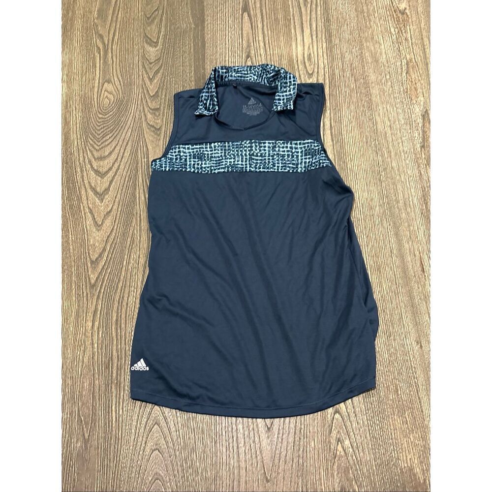 Adidas Youth Girls Primegreen Golf Dress Sleeveless Athletic Navy Size 13-14Y